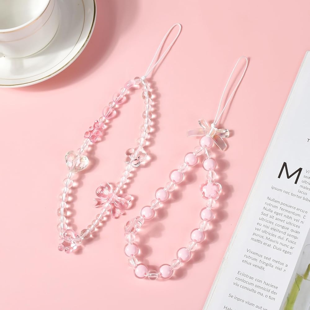 Pink Phone Charms